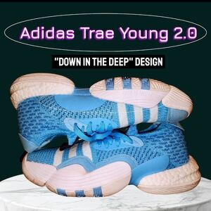 Adidas Trae Young 2.0 Blue Athletic Shoes